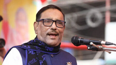 জনগণ শেখ হাসিনাকে ভোট দেওয়ার জন্য উন্মুখ হয়ে আছে: কাদের