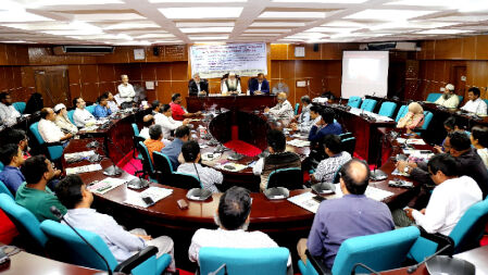 মাভাবিপ্রবিতে গবেষণা কার্যক্রমে ব্যান্সডক তথ্য সেবা বিষয়ক সেমিনার