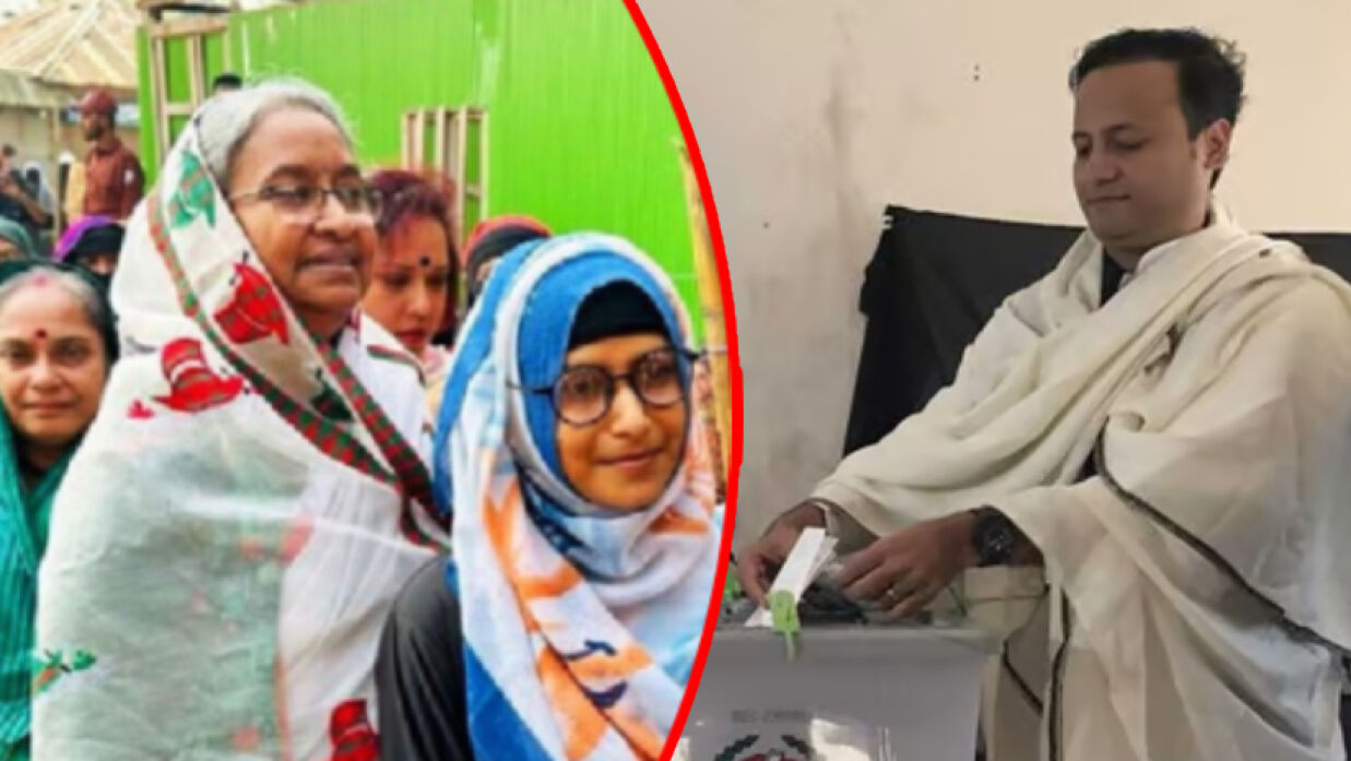 ভোট দিতে মাদ্রাসায় গেলেন শিক্ষামন্ত্রী, স্কুলে উপমন্ত্রী