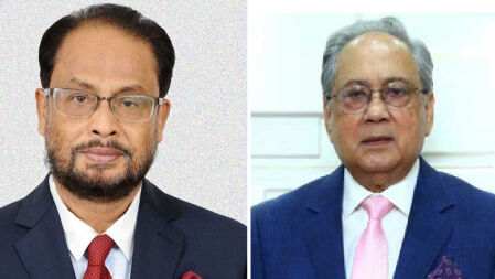 সংসদে বিরোধীদলীয় নেতা জিএম কাদের, উপনেতা আনিসুল ইসলাম 