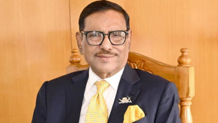 স্বাস্থ্য পরীক্ষার জন্য সিঙ্গাপুরে গেলেন ওবায়দুল কাদের