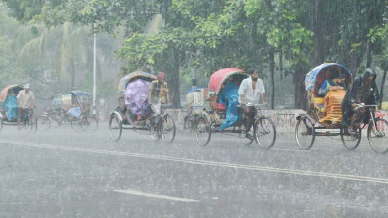 চার বিভাগে ঝড়-বৃষ্টির আভাস দিলো আবহাওয়া অফিস