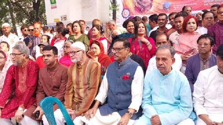 বাঙালির সংস্কৃতি চেতনা ও মুক্তিযুদ্ধের শত্রু বিএনপিকে প্রতিহত করতে হবে: কাদের