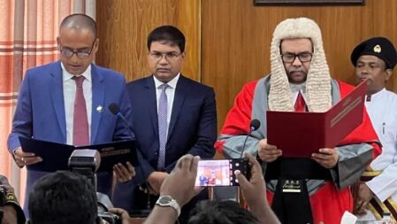 শপথ নিলেন পিএসসির সদস্য অধ্যাপক প্রদীপ কুমার পাণ্ডে