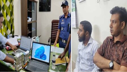 ঘুষের টাকাসহ হাতেনাতে আটক ২ প্রকৌশলী 