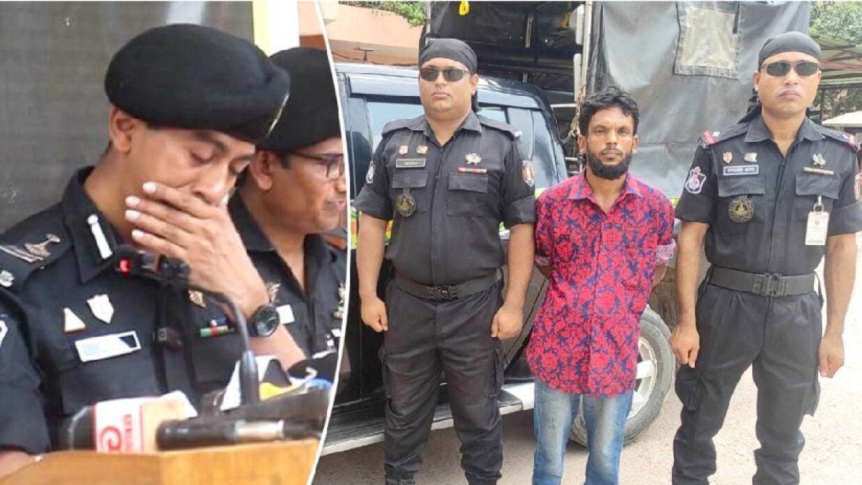 কুমিল্লায় শিশু ধর্ষণ ও হত্যার বর্ণনা দিতে গিয়ে কান্নায় র‌্যাব কর্মকর্তা