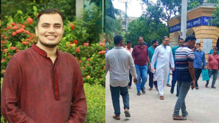 ৪২ মামলার আসামি রাবির সাবেক শিবির নেতা ইমনের আদালতে আত্মসমর্পণ