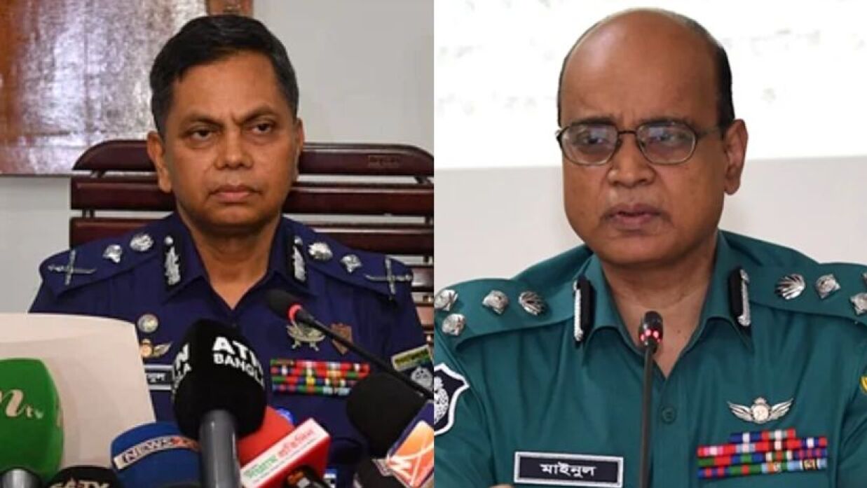 এবার সরিয়ে দেওয়া হলো আইজিপি ও ডিএমপি কমিশনারকে
