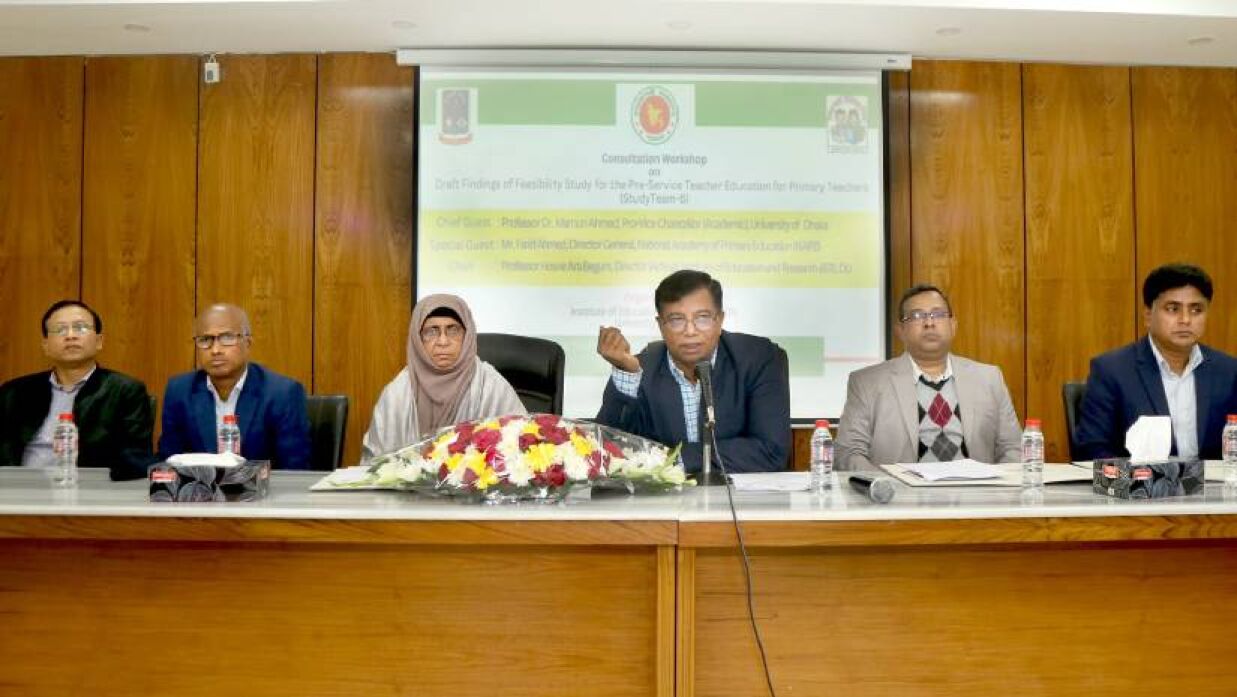 শিক্ষা ব্যবস্থার মেরুদণ্ড প্রাথমিক শিক্ষা: ঢাবি প্রো-ভিসি অধ্যাপক মামুন