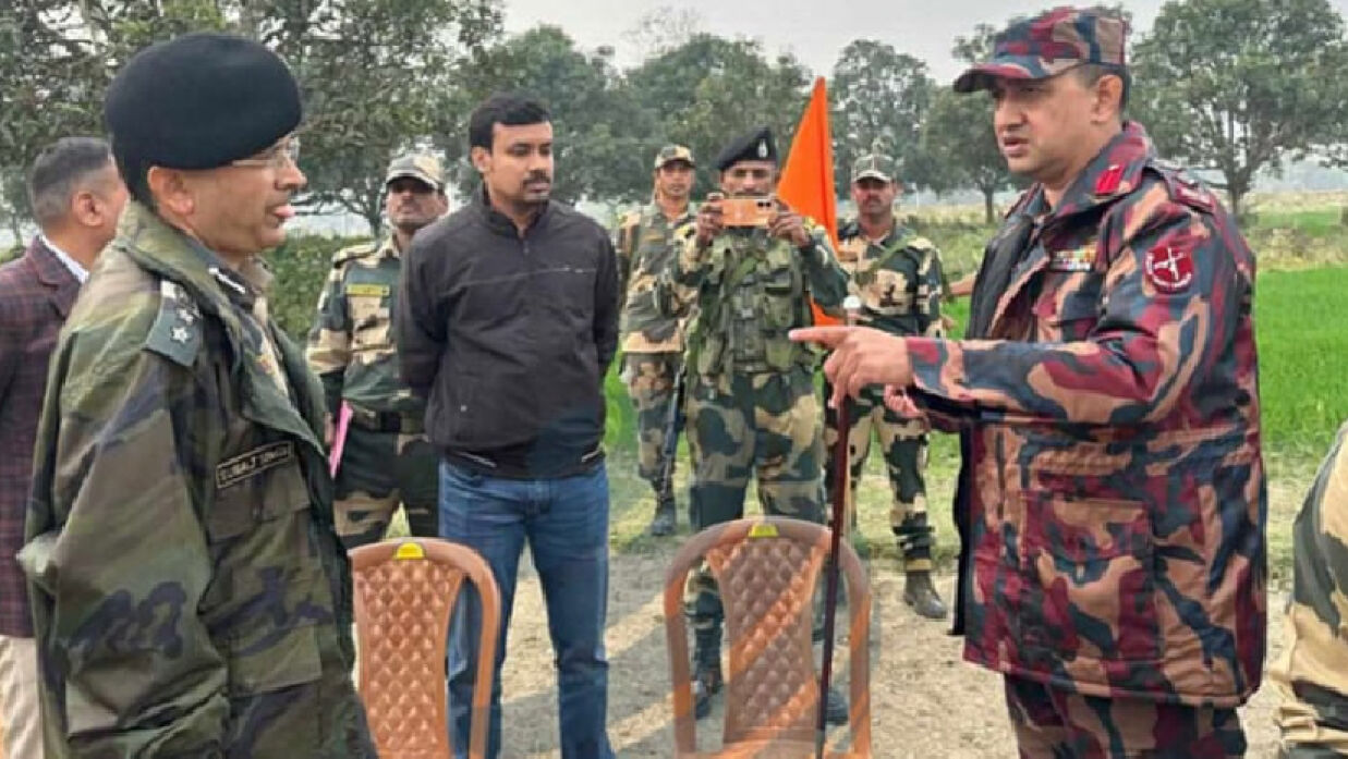 বিজিবির বাধায় সীমান্তে বেড়া নির্মাণ বন্ধ রাখার সিদ্ধান্ত বিএসএফের