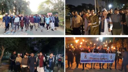লাল সন্ত্রাসের ঘোষণা: মেঘমল্লার বসুর শাস্তির দাবিতে ক্যাম্পাসে ক্যাম্পাসে বিক্ষোভ