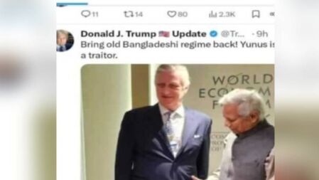 বাংলাদেশের পুরোনো সরকার ফিরিয়ে আনতে সত্যিই কি টুইট করেছেন ট্রাম্প?
