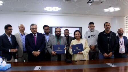 বাস্কেটবল দক্ষতা ও শিক্ষার উন্নয়নে এআইইউবি-বিবিএফ সমঝোতা চুক্তি