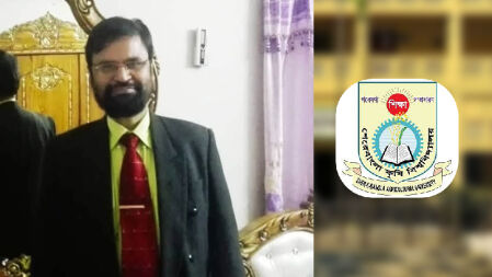 ১৩ দফার স্মারকলিপিতে শেকৃবি অধ্যাপকের পদত্যাগ চায় ছাত্রদল, দাবিটি ‘মিসটেক’ বললেন সভাপতি