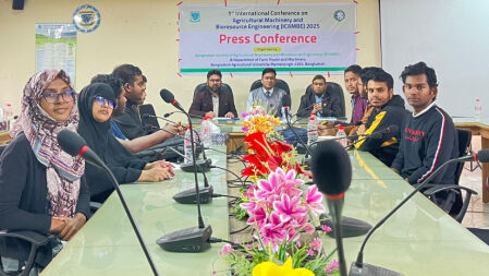বাকৃবিতে দেশে কৃষি যান্ত্রিকীকরণ-বিষয়ক প্রথম আন্তর্জাতিক সম্মেলন শুরু বুধবার