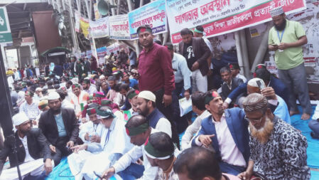 জাতীয়করণের দাবি আদায়ে নতুন কর্মসূচি ঘোষণা শিক্ষকদের