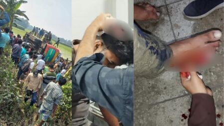 দুর্ঘটনার সময় বাসে ঘুমিয়ে ছিলেন ইবি শিক্ষার্থীরা, হঠাৎ ‘মামা’ ডাক শুনে...