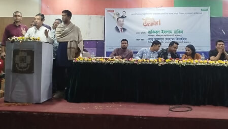ছাত্রদলের মতো সৎ সাহস নেই বলেই তারা এখনও গুপ্ত: শিবিরের উদ্দেশ্যে রাকিব