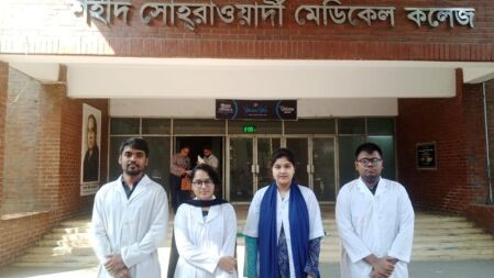 চার শিক্ষার্থীর চোখে সোহরাওয়ার্দী মেডিকেল কলেজ