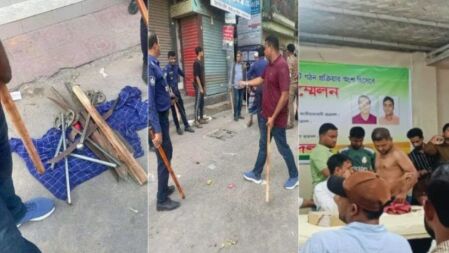 কর্মী সম্মেলন চলাকালে ছাত্রদলের দুই গ্রুপের সংঘর্ষ, পথচারীসহ আহত ৫