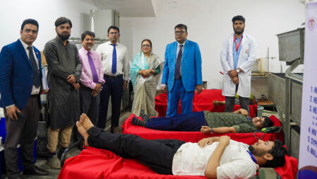 প্রেসিডেন্সি ইউনিভার্সিটিতে রক্তদান কর্মসূচি পালিত