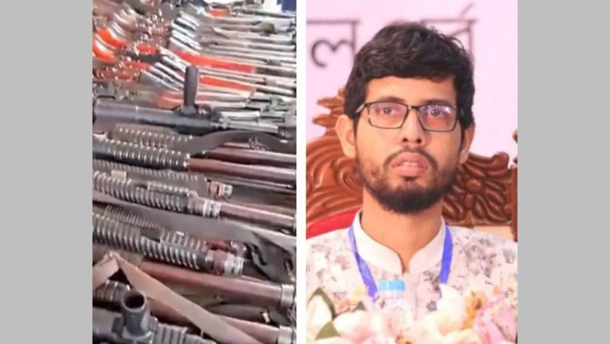 রাবিতে শিবির সভাপতির কক্ষ থেকে অস্ত্র উদ্ধারের ভিডিওটি ভুয়া