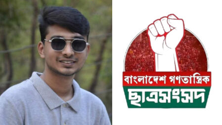 ঢাবিতে চাঁদাবাজির অভিযোগে পদ স্থগিতের পর ছাত্র সংসদ নেতাকে দেওয়া হলো পুলিশে