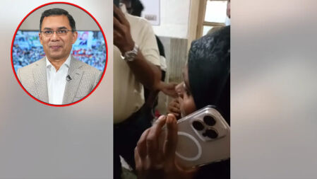 মায়ের সঙ্গে কথা বলে সেই শিশুর খবর নিলেন তারেক রহমান