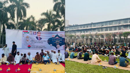 ২ হাজার শিক্ষার্থীকে ইফতার করাল বাকৃবি ছাত্রদল