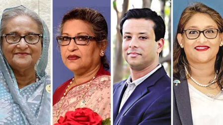 শেখ হাসিনা পরিবারের ৩৯৪ কোটি টাকা জব্দের আদেশ