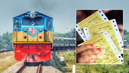 ঈদে ট্রেনযাত্রায় আজ মিলবে ৩০ মার্চের টিকিট