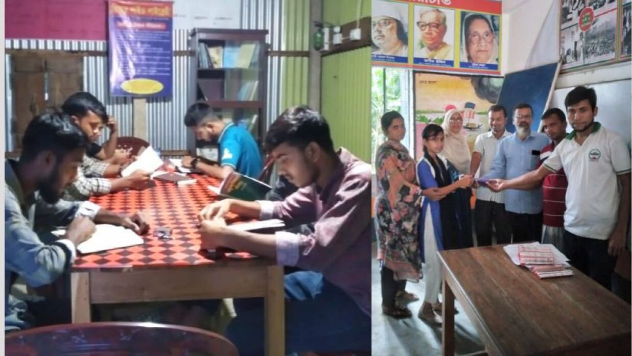 টাঙ্গাইলের প্রত্যন্ত অঞ্চলে জ্ঞানের আলো ছড়াচ্ছে ‘বিদ্যাবাড়ি পাঠাগার’