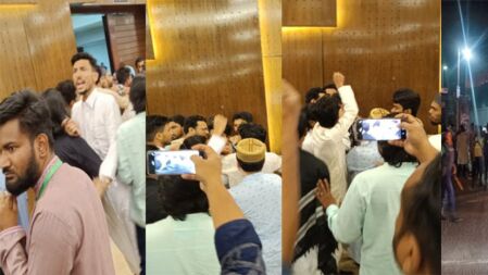 এনসিপির ইফতার মাহফিলে হাতাহাতি-হট্টগোল, ছবি তুলতে গেলে সাংবাদিকদের বাধা