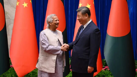 চীনা প্রেসিডেন্টের সঙ্গে বৈঠক ড. ইউনূসের