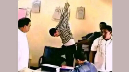 ঝুলিয়ে রাখা এই ছবি তারেক রহমানের নয়, যা জানা গেল