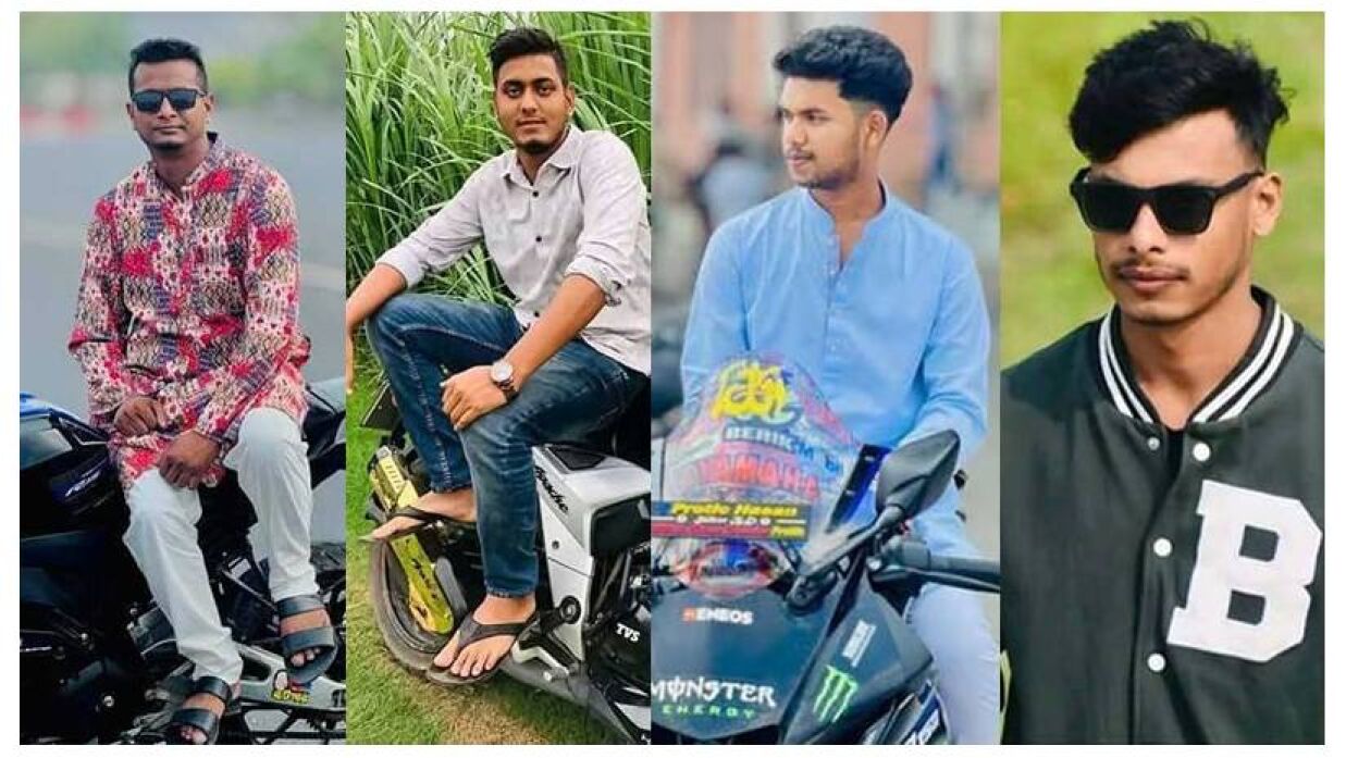 দুই মোটরসাইকেলের মুখোমুখি সংঘর্ষে নিহত ৪
