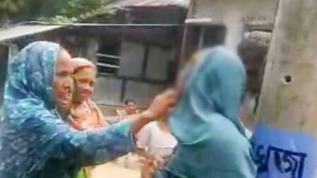 পরকীয়ার অভিযোগে খুঁটিতে বেঁধে প্রবাসীর স্ত্রী ও যুবককে নির্যাতন