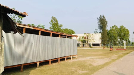 বিদ্যালয় মাঠ দখলের অভিযোগ বিএনপি নেতার বিরুদ্ধে