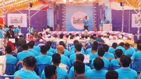 নোয়াখালীর সপ্তগাঁও আদর্শ উচ্চ বিদ্যালয়ে প্রাক্তন শিক্ষার্থীদের পুনর্মিলনী অনুষ্ঠিত