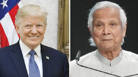 শুল্ক পুনর্বিবেচনা চেয়ে ডোনাল্ড ট্রাম্পকে ড. ইউনূসের চিঠি