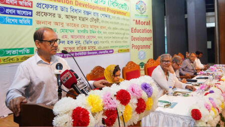 আমাদের শিক্ষায় নৈতিকতা একটি গুরুত্বপূর্ণ ডাইমেনশন: গণশিক্ষা উপদেষ্টা