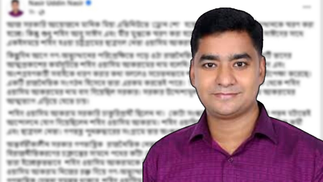 ড্রোন শোতে শহীদ ওয়াসিম নেই, ছাত্রদল সাধারণ সম্পাদকের ক্ষোভ