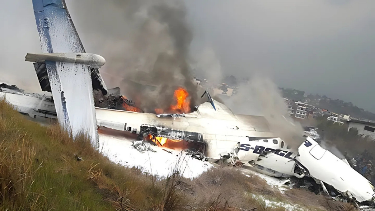 Crashed US-Bangla Airlines Plane