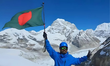 Sea to Summit: Shakil Hoists Bangladeshi Flag Atop Everest
