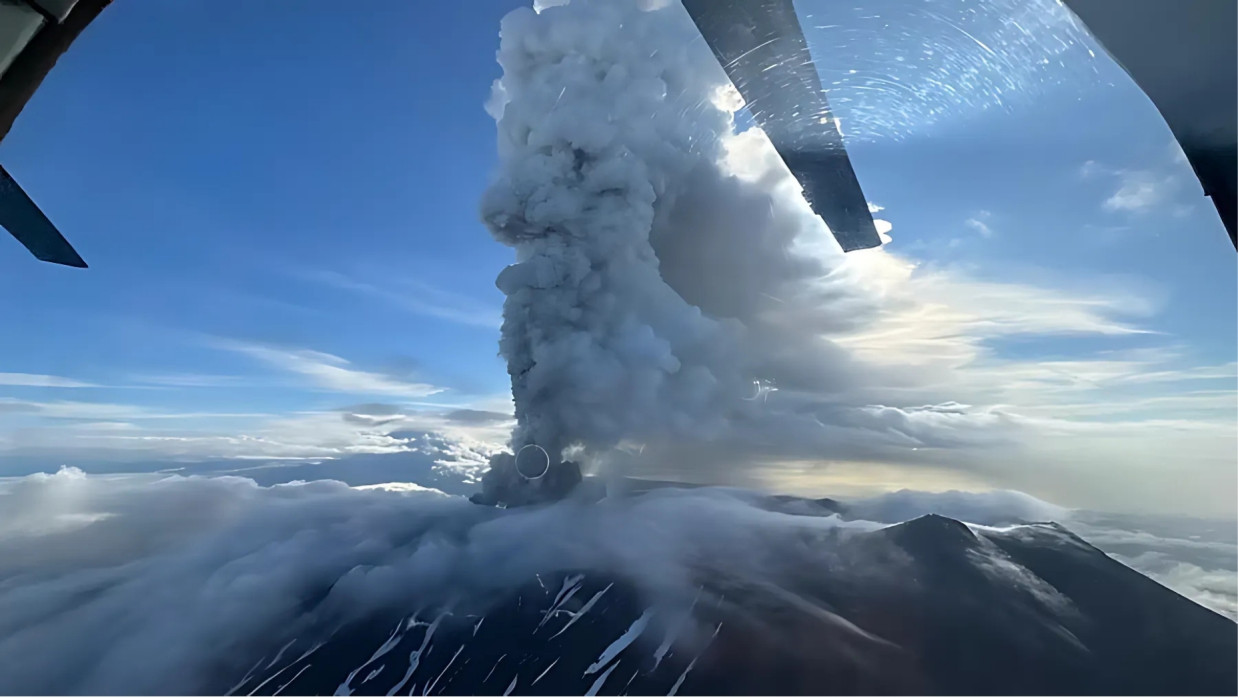 Krasheninnikov Volcano in Kamchatka