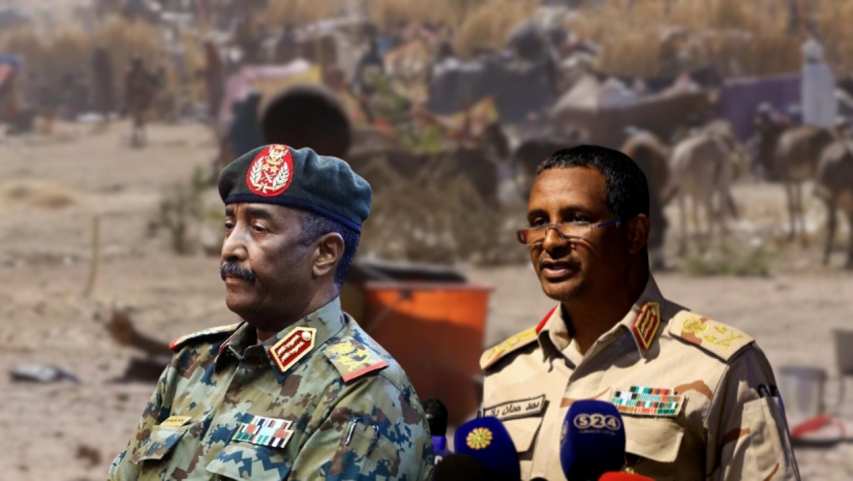 General Abdel Fattah al-Burhan and General Mohamed Hamdan Dagalo