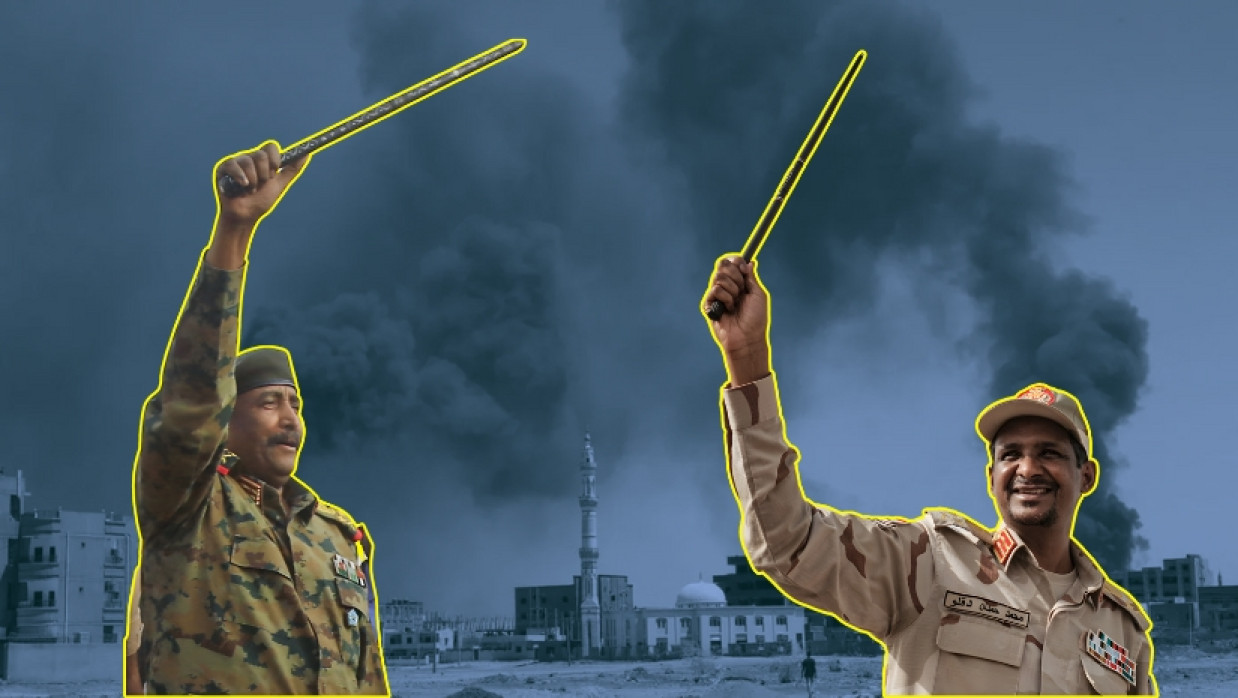 General Abdel Fattah al-Burhan and General Mohamed Hamdan Dagalo