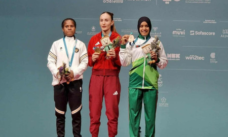 Bangladesh's Ikra Wins Bronze in Weightlifting at ISG