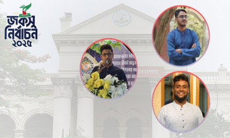 Shibir panel fields Riyazul-Arif-Masud for top three JnUCSU posts