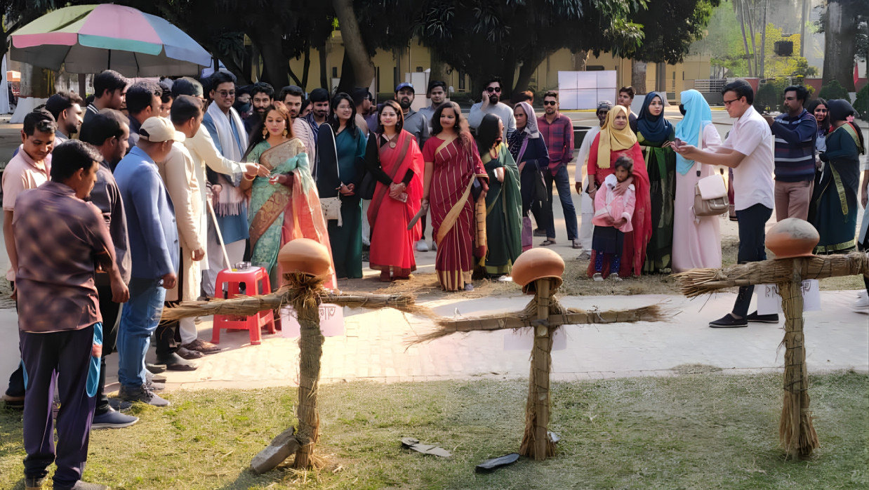 Shoe-throwing programme at 